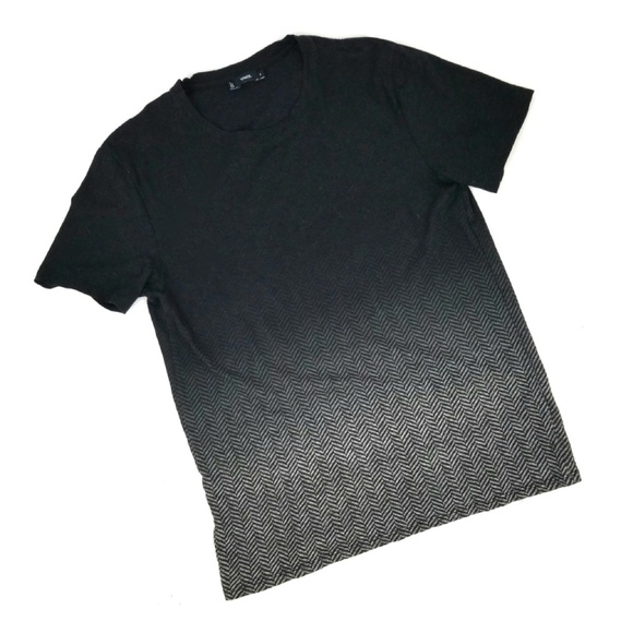 🐘VINCE || Ombrè Herringbone Tee - Picture 3 of 4